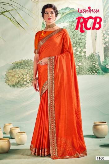 Rcb By Laxminam Satin Georgette Saree Collection